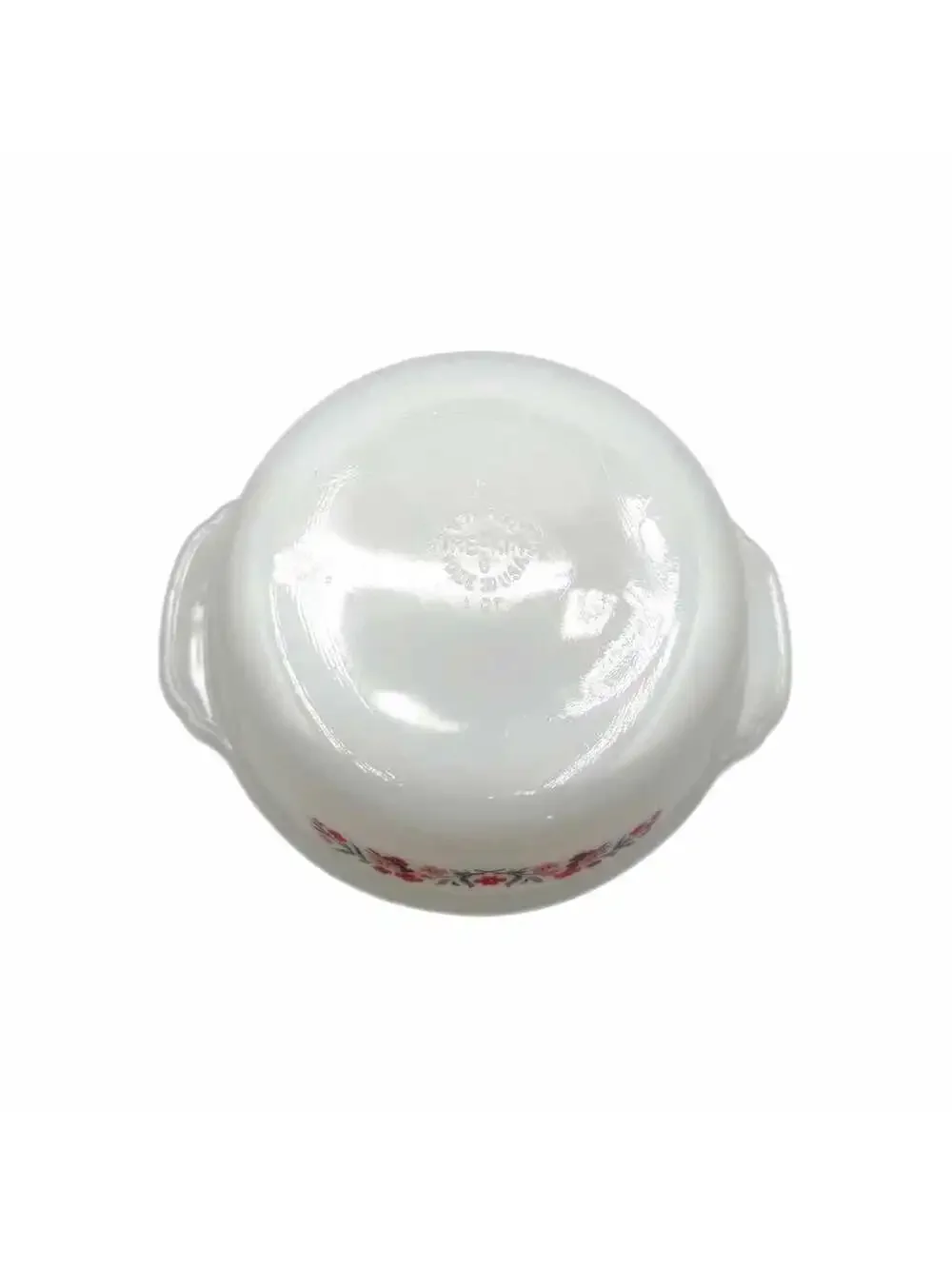 Vintage Anchor Hocking Fire-King 1l Primrose Glass Casserole Dish